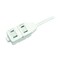 Home Plus SPT Extension Cord, 16 AWG, Indoor, 16/2, 3 Outlets, White, PVC, 6 ft IN162PT206WHHP - alternate 4